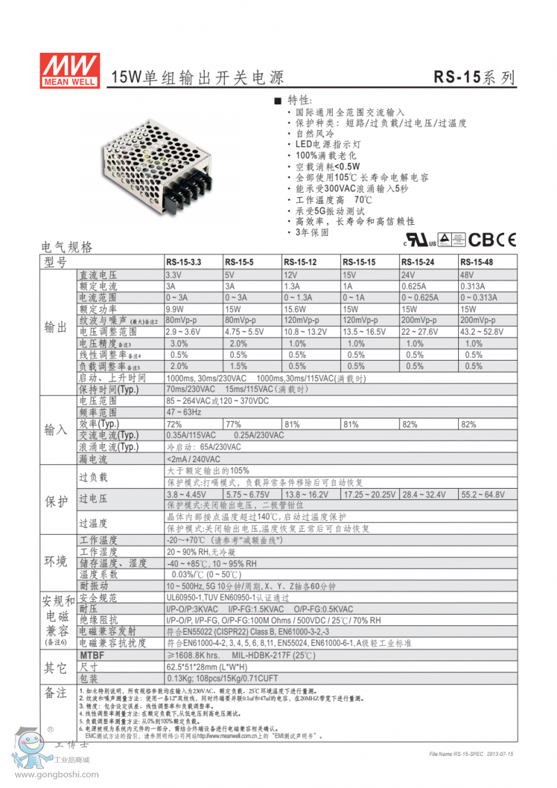 RS-15-SPEC